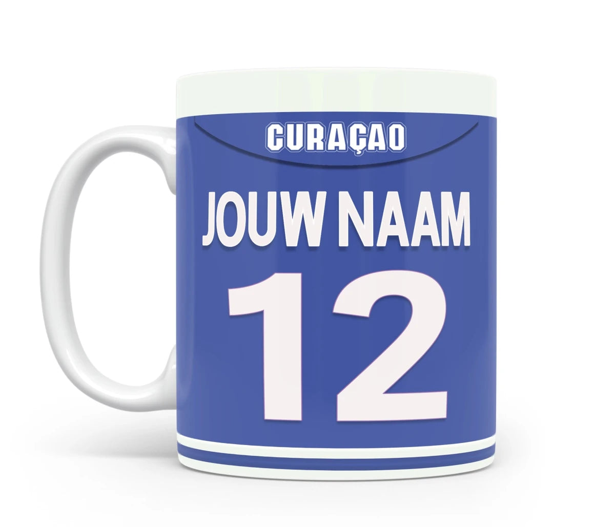 Curaçao Koffie Mok WK 2026 Voetbal Cadeau Met Eigen Naam