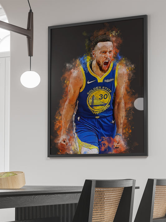 Curry basketbalposter