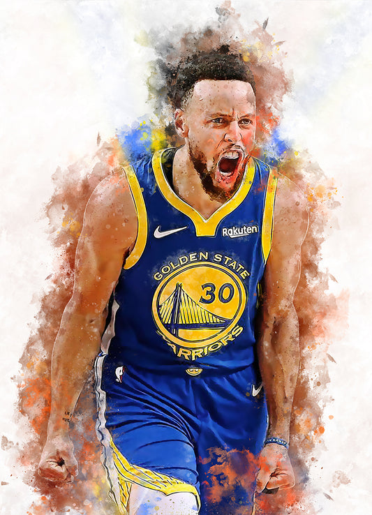 steph curry basketbal poster