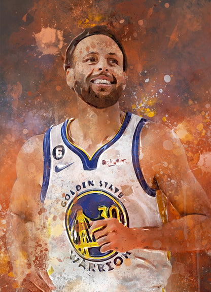 Steph Curry Golden State Warriors poster