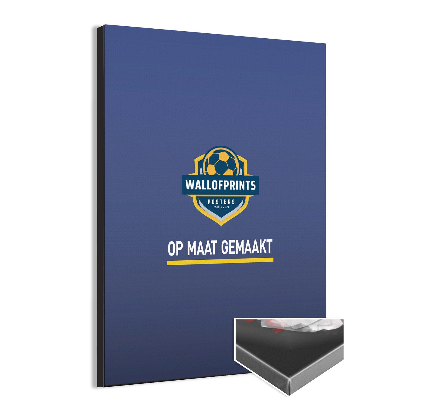 Voetbalposter op maat laten maken - Canvas wanddecoratie