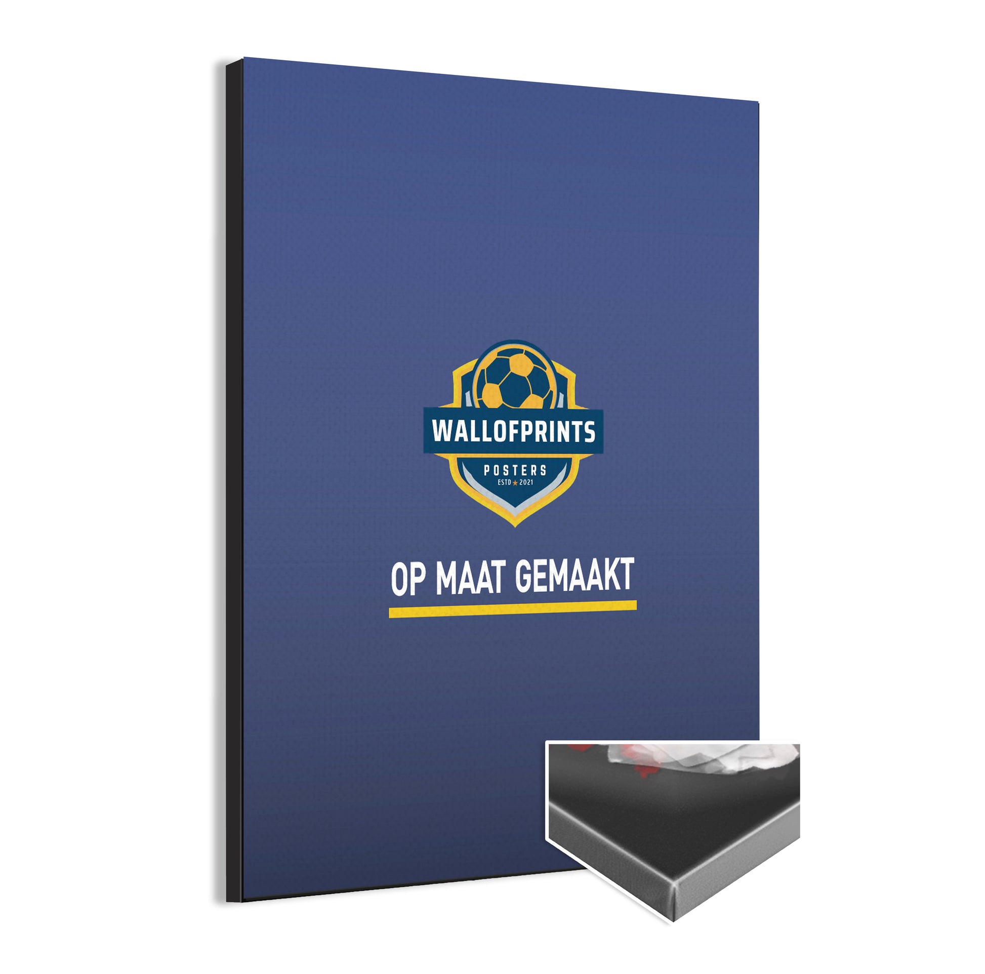 Voetbalposter op maat laten maken - Canvas wanddecoratie