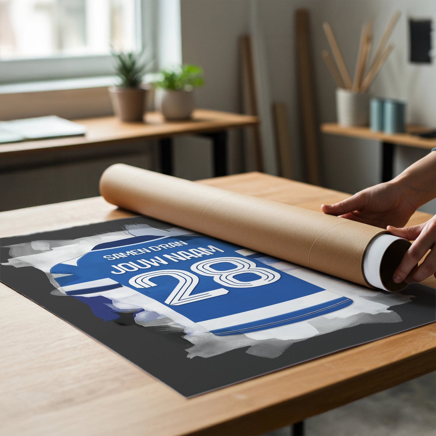 De Graafschap Voetbal Poster Met Personalisatie Bestellen