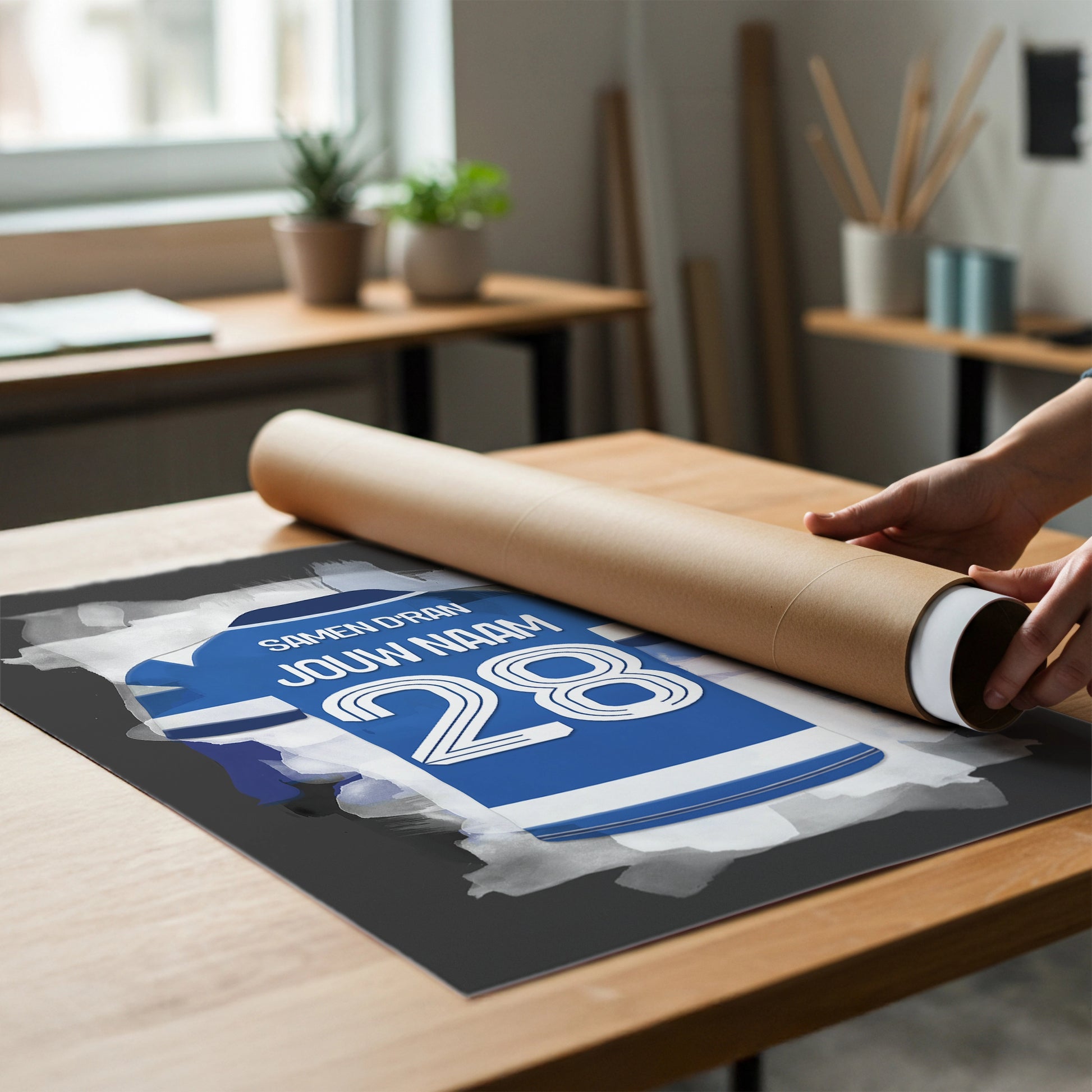 De Graafschap Voetbal Poster Met Personalisatie Bestellen