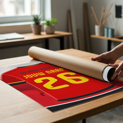 De Rode Duivels Wanddecoratie Met Naam