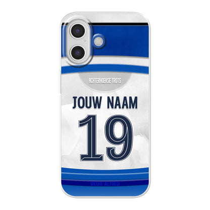 De Graafschap Doetinchem telefoonhoesje met naam - Apple iPhone - Voetbal fan kado