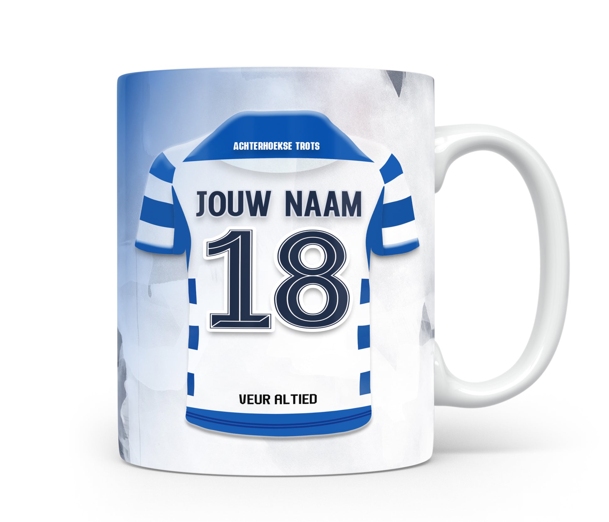 De Graafschap Doetinchem mok met personalisatie - De Graafschap mok met naam - Voetbal fan cadeau