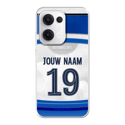 De Graafschap Doetinchem telefoonhoesje met naam - Oppo Reno - Voetbal fan kado