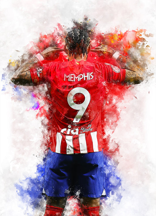 depay voetbal poster
