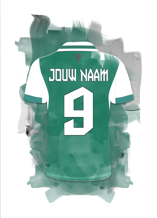 FC Dordrecht wanddecoratie - Losse poster - Voetbal fan cadeau