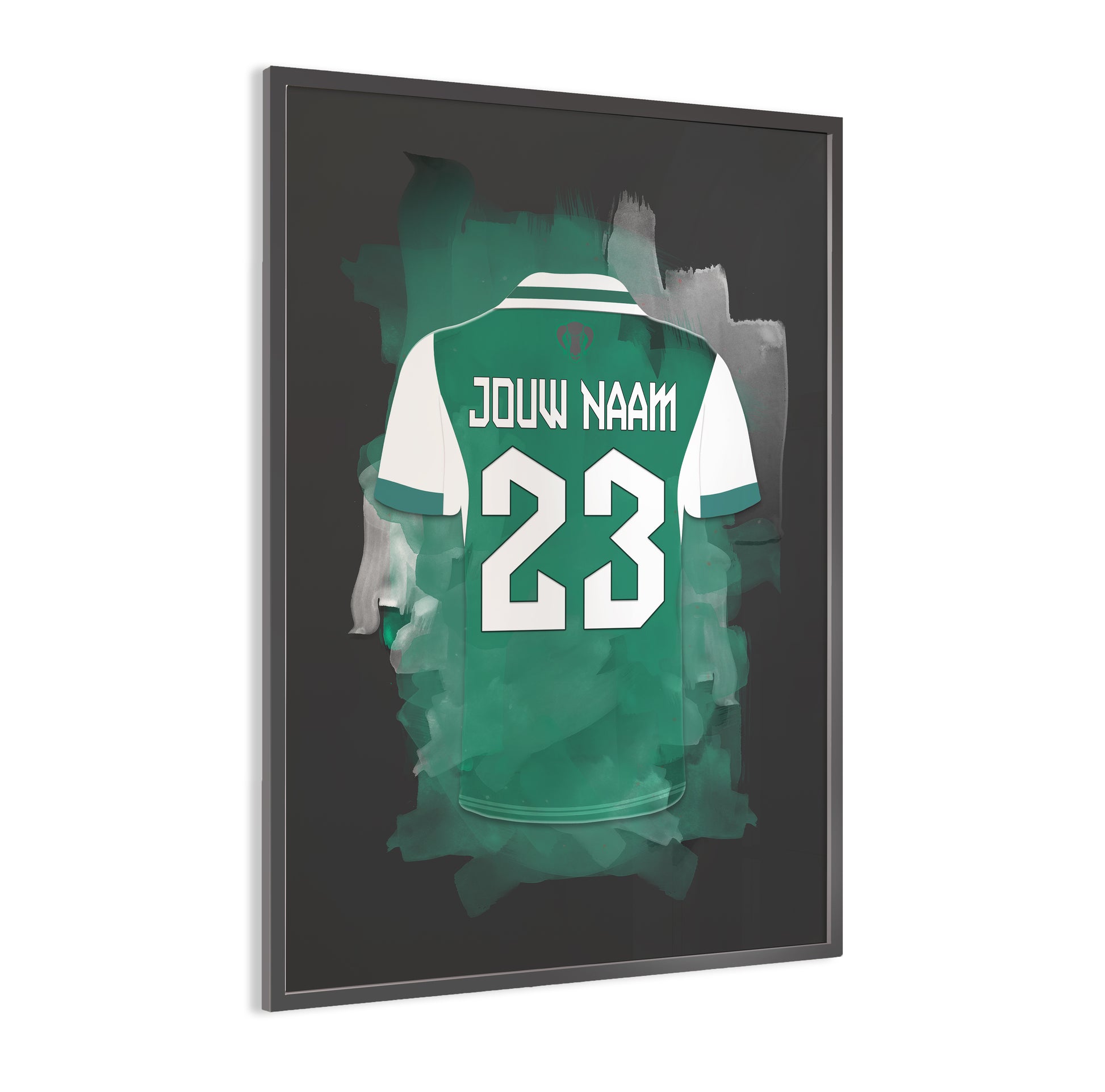 FC Dordrecht wanddecoratie - Gepersonaliseerde poster - Voetbal fan cadeau