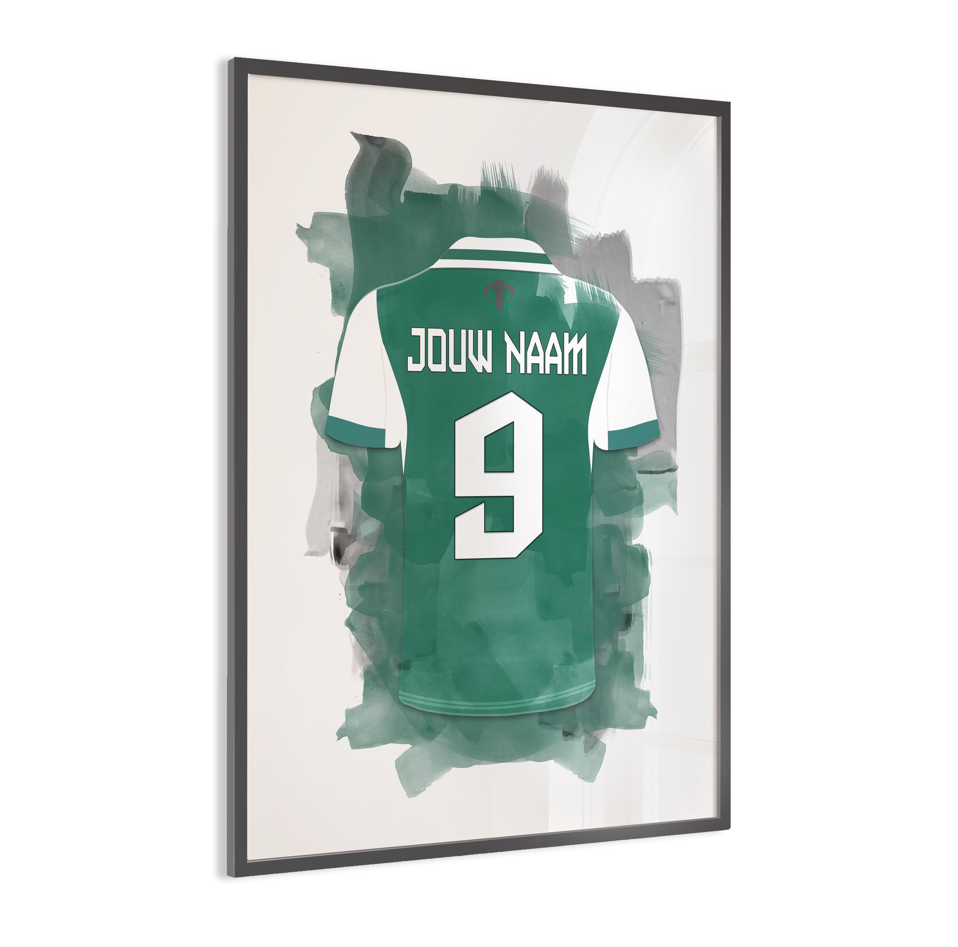 FC Dordrecht wanddecoratie - Gepersonaliseerde poster - Voetbal fan cadeau