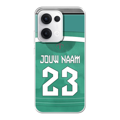 FC Dordrecht telefoonhoesje met naam - Oppo Reno - Voetbal fan kado