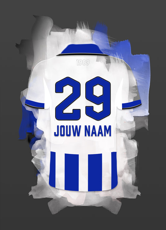 FC Eindhoven wanddecoratie - Losse poster - Voetbal fan cadeau