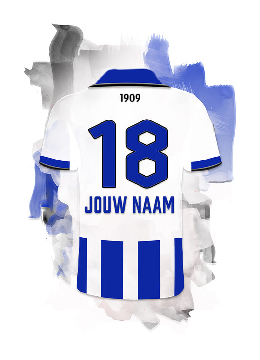 FC Eindhoven wanddecoratie - Losse poster - Voetbal fan cadeau