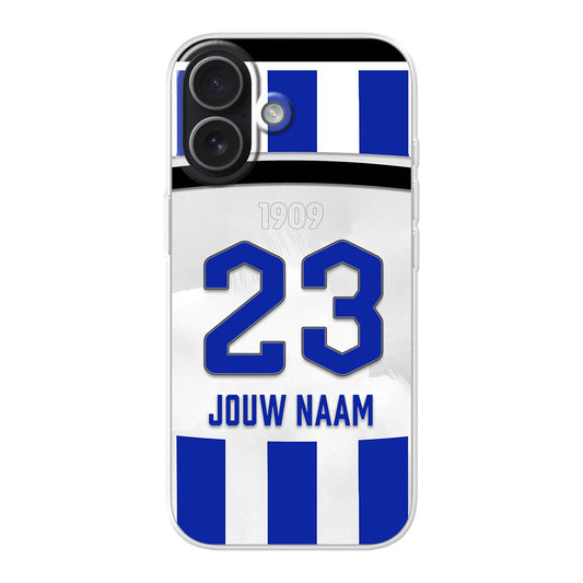 FC Eindhoven telefoonhoesje met naam - Apple iPhone - Voetbal fan kado