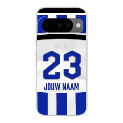 FC Eindhoven telefoonhoesje met naam - Google Pixel - Voetbal fan kado