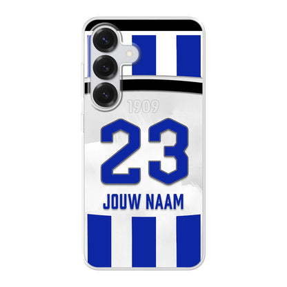 FC Eindhoven telefoonhoesje met naam - Samsung Galaxy - Voetbal fan kado