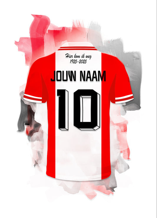 FC Emmen wanddecoratie - Losse poster - Voetbal fan cadeau