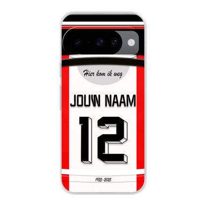 FC Emmen telefoonhoesje met naam - Google Pixel - Voetbal fan kado