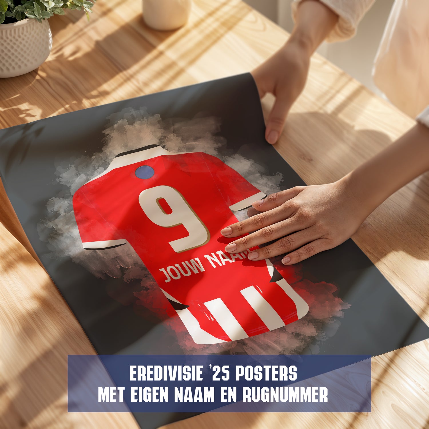 voetbalposters collectie met personalisatie 