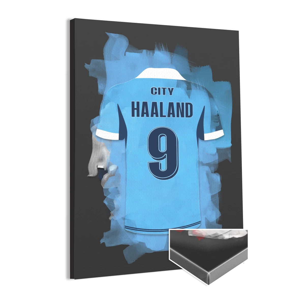 Erling Haaland canvas poster - Verjaardag cadeau kinderkamer
