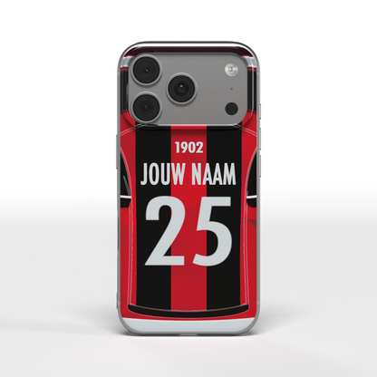 Excelsior Rotterdam Telefoonhoesje Gepersonaliseerd Voetbal Cadeau