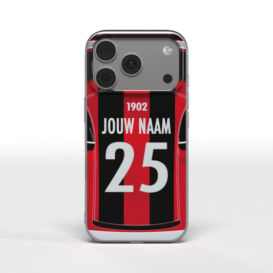 Excelsior Rotterdam Telefoonhoesje Gepersonaliseerd Voetbal Cadeau