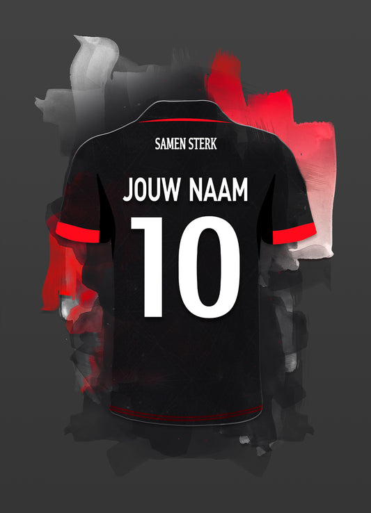 Excelsior Rotterdam wanddecoratie - Losse poster - Voetbal fan cadeau