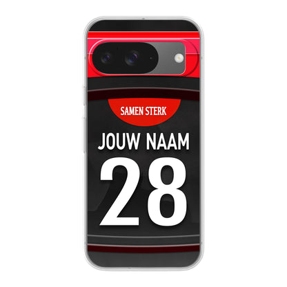 Excelsior Rotterdam 2025-2026 telefoonhoesje met personalisatie - Google Pixel telefoonhoesjes - Voetbal fan kado 