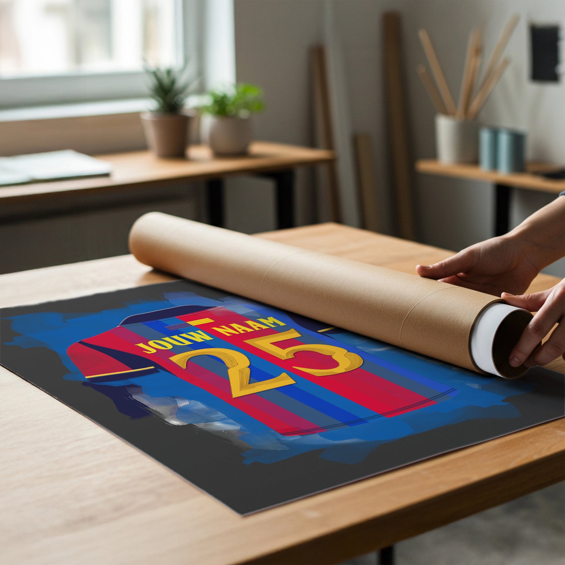 Gepersonaliseerde FC Barcelona Poster Kopen