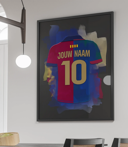 FC Barcelona Poster Met Personalisatie