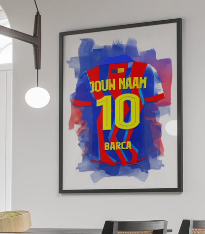 FC Barcelona Ingelijste Poster Jongenskamer