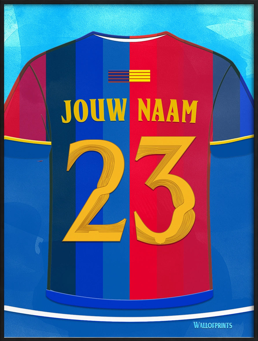 FC Barcelona Wanddecoratie Gepersonaliseerd