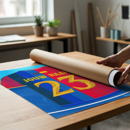 FC Barcelona Wanddecoratie Met Naam