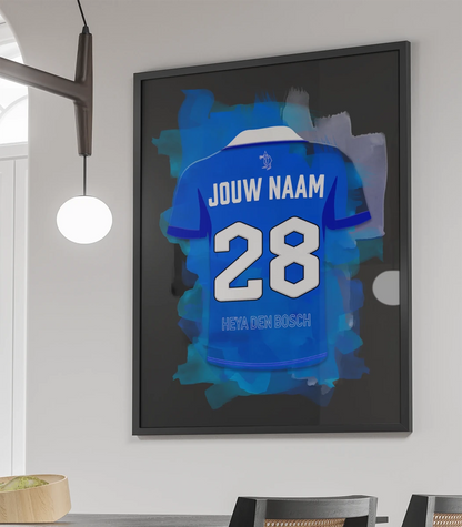 FC Den Bosch Voetbal Muurdecoratie Jongenskamer Voetbalcadeau