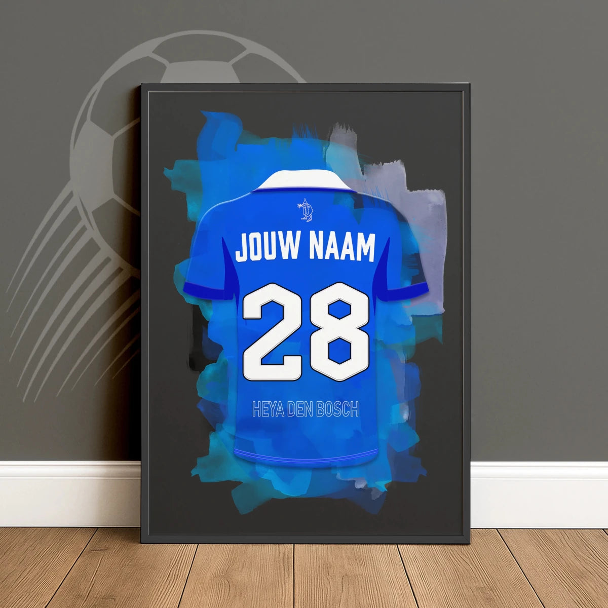GepersonaliseerdeFC Den Bosch Voetbal Poster Kinderkamer Voetbalfan