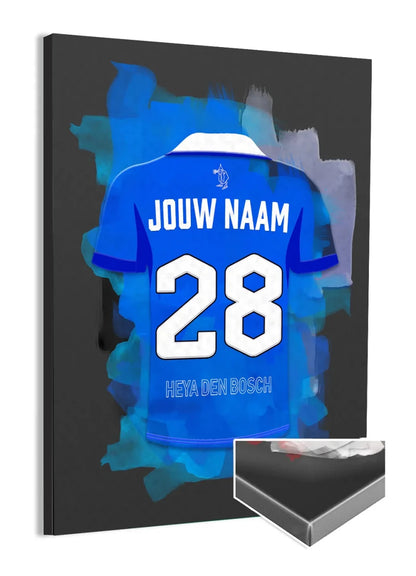 FC Den Bosch Voetbal Canvas Wanddecoratie