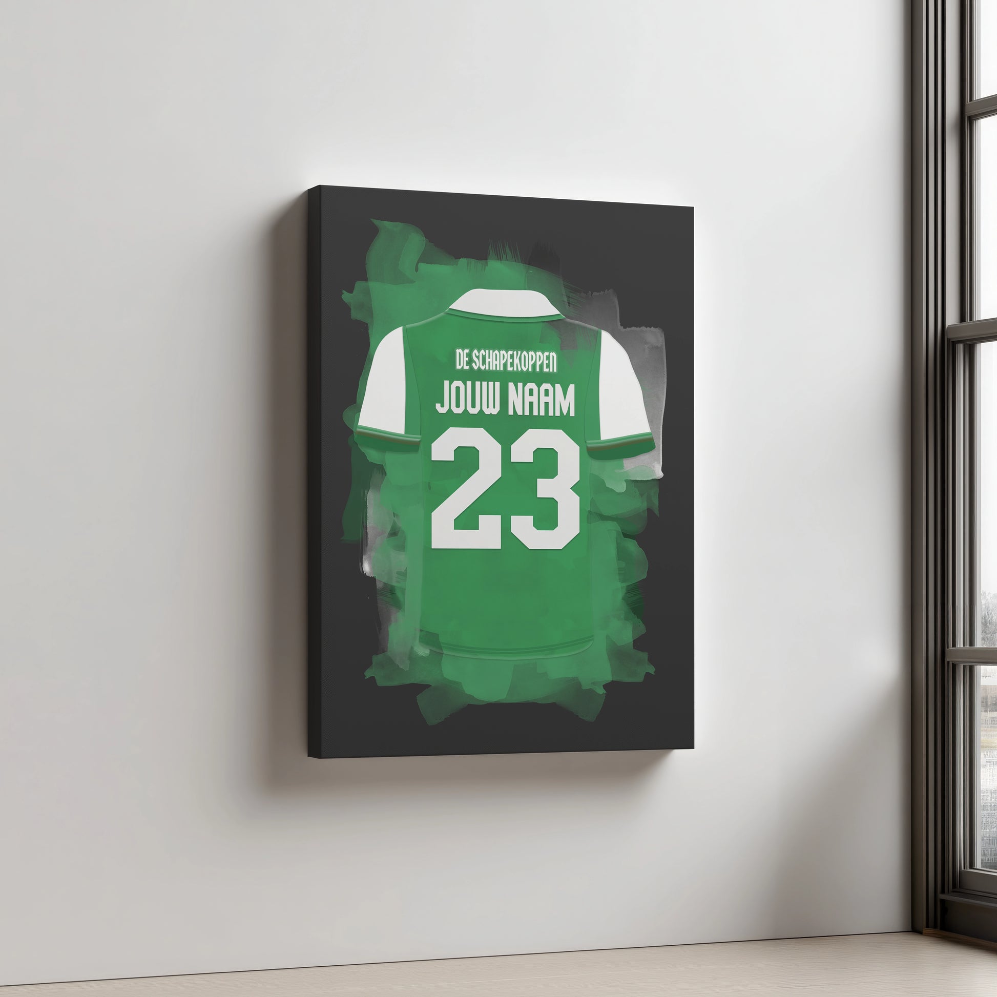 FC Dordrecht Voetbal Aluminium Dibond Wanddecoratie Mancave