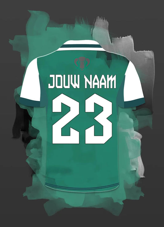 FC Dordrecht Voetbal Poster Met Naam Personalisatie