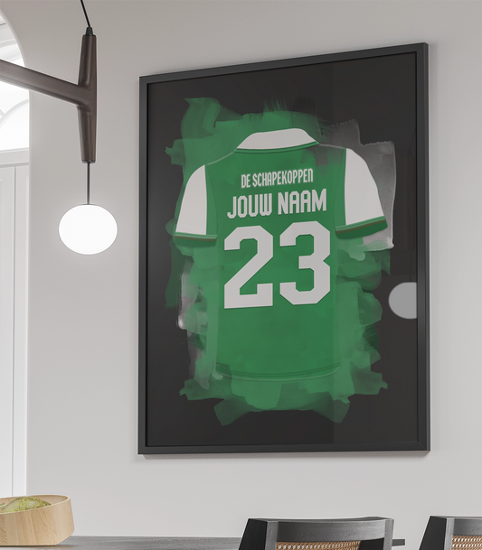 FC Dordrecht Voetbal Poster Met Eigen Naam Verjaardag Cadeau