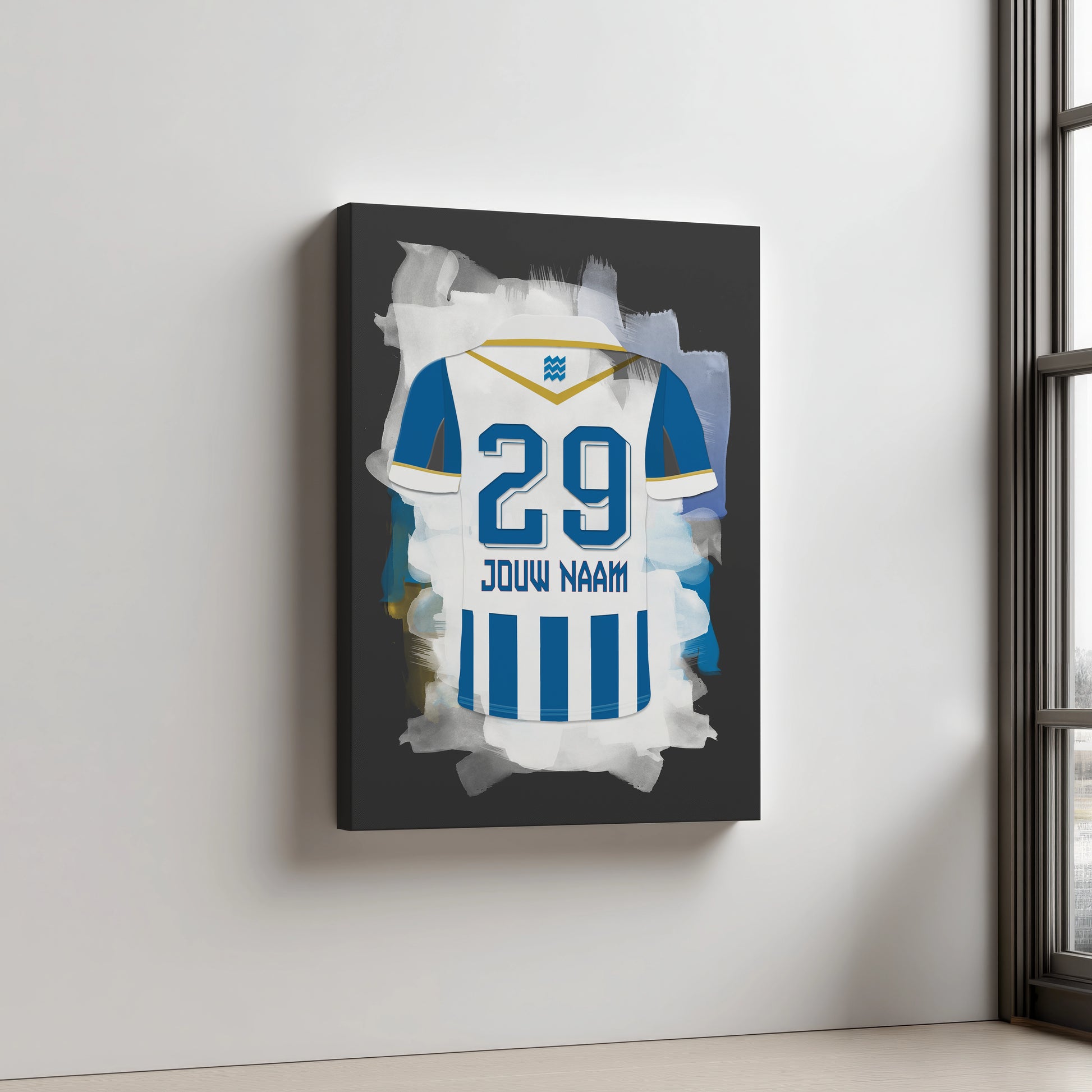 FC Eindhoven Voetbal Aluminium Dibond Wanddecoratie Mancave