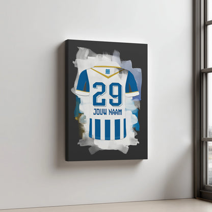 FC Eindhoven Voetbal Aluminium Dibond Wanddecoratie Mancave
