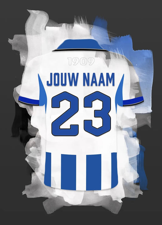 FC Eindhoven Voetbal Poster Gepersonaliseerd