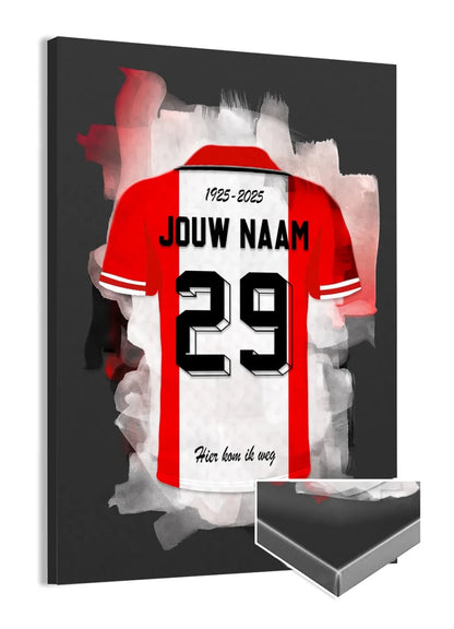 FC Emmen Voetbal Canvas Muurdecoratie Jongenskamer