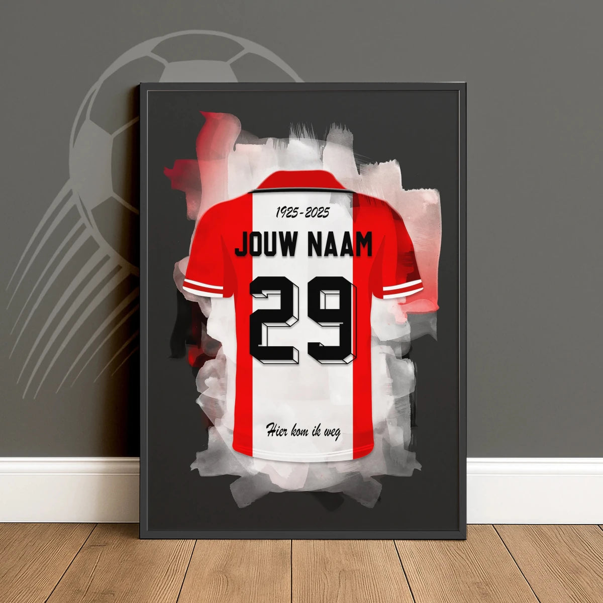 Gepersonaliseerde FC Emmen Voetbal Poster