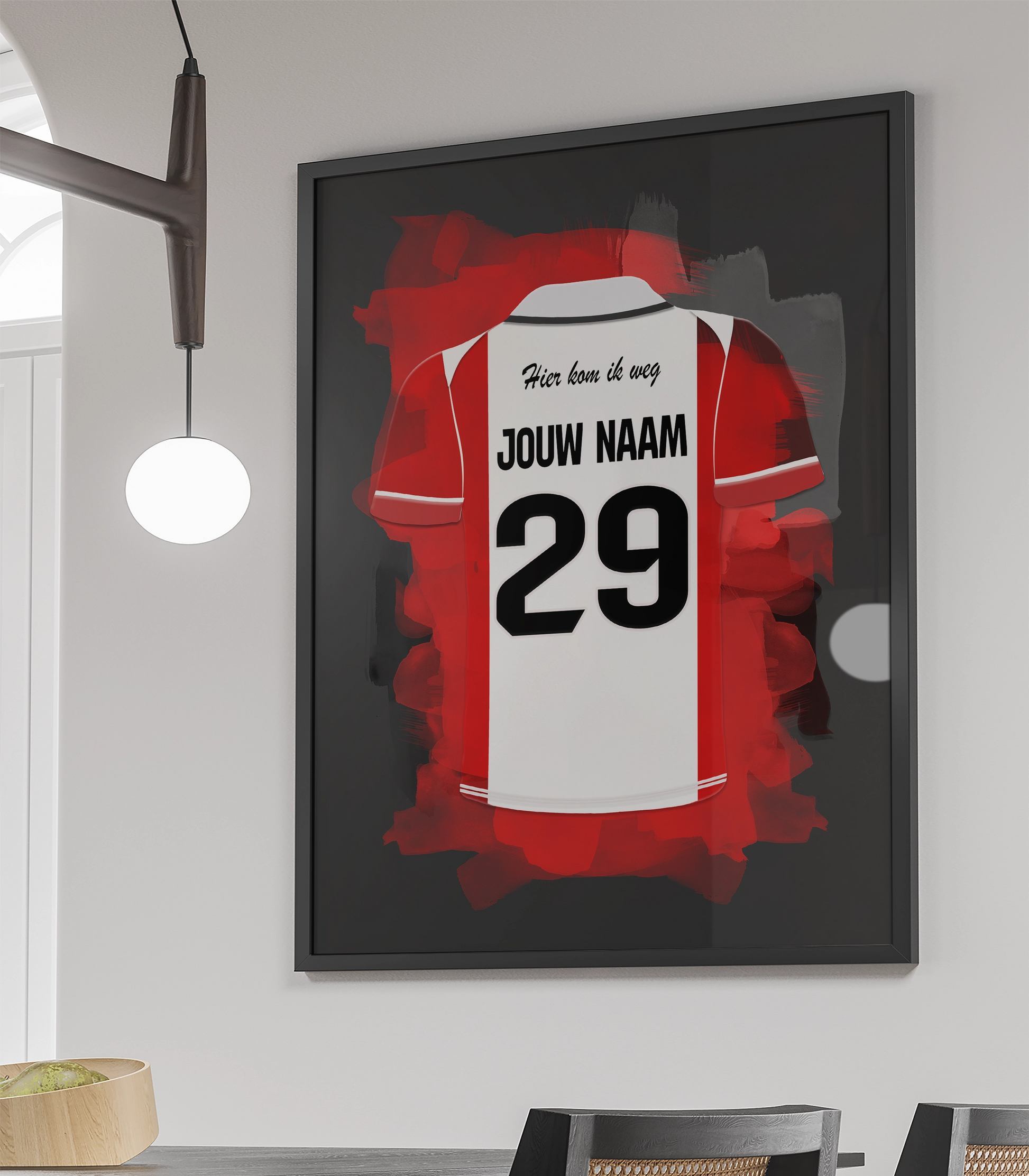 FC Emmen Voetbal Poster Met Eigen Naam Jongenskamer Verjaardag