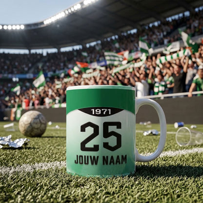FC Groningen Mok Kantine Verjaardag Collega Vaderdag