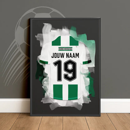 Gepersonaliseerde FC Groningen Poster Met Naam