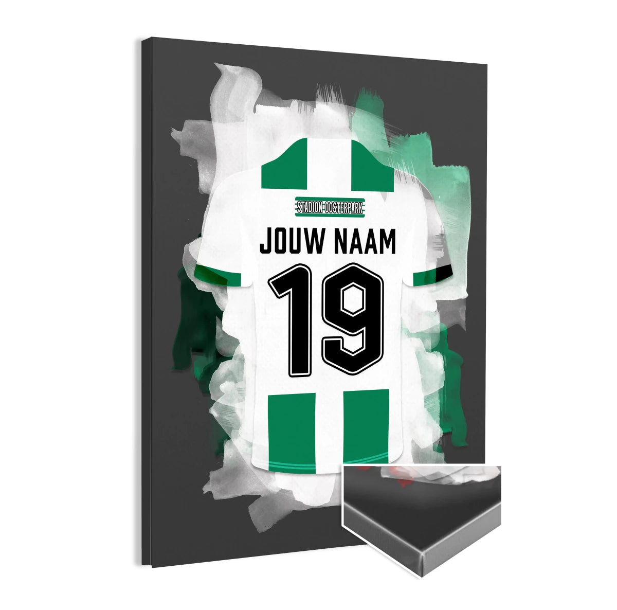FC Groningen Canvas Print Muurdecoratie